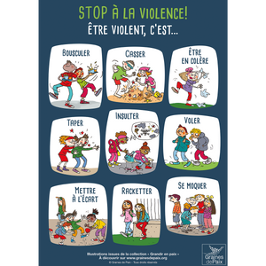 Poster « Stop à la violence »